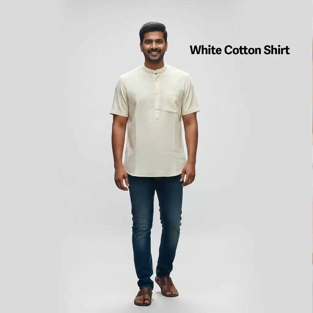 White Cotton Shirt