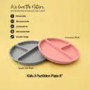 Kids 3 Partition Plate 8"
