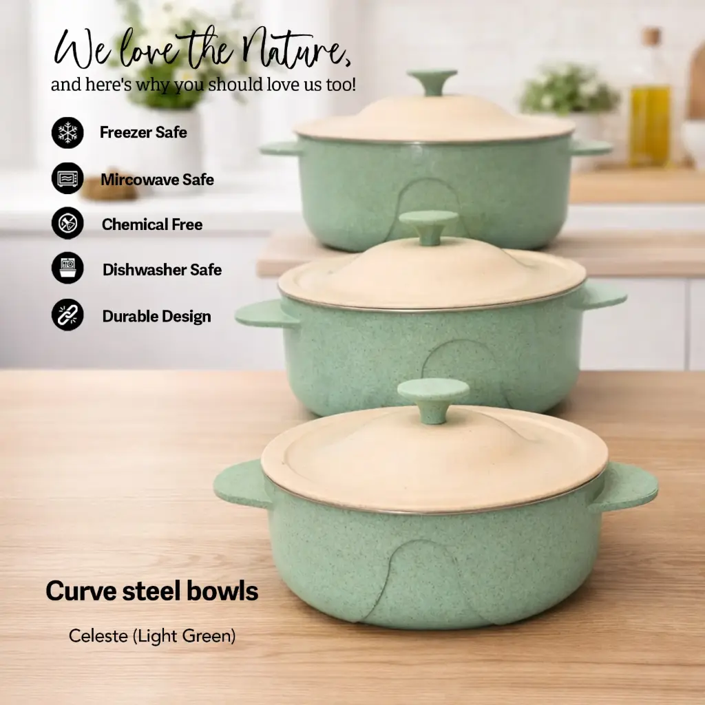 Curve Steel Bowl (Large, Innocent)
