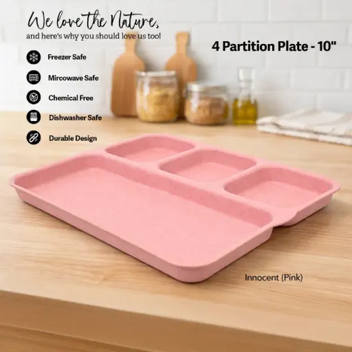 4 Partition Plate 10"