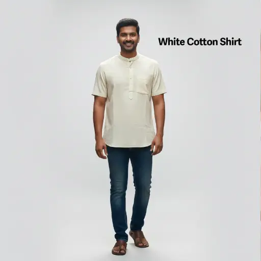 White Cotton Shirt